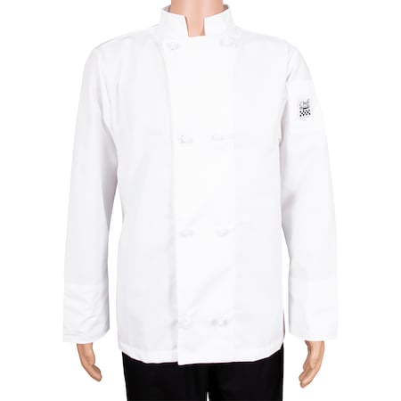 Chef Revival Basic Long Sleeve Jacket - White - S J050-S